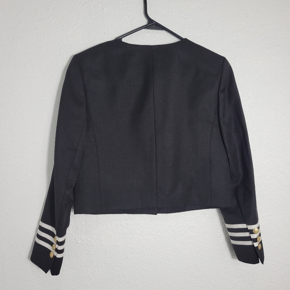 J Crew Collection Ora Tessuti  Louisa Wool Blend Lady Jacket $328 Size 00 - Picture 3 of 5